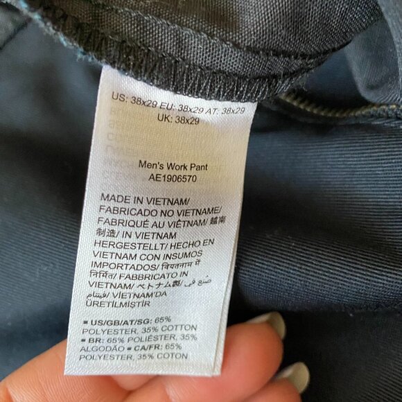 AMAZON Essentials Black Pants 38x29 Classic Fit - Picture 6 of 7